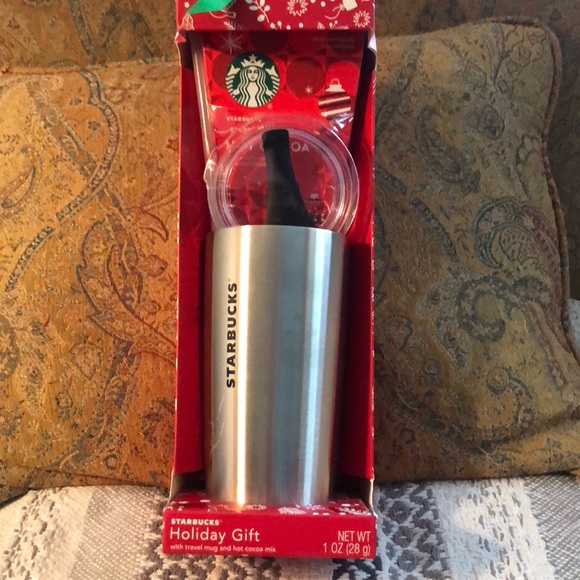 Starbucks Other - New Starbucks travel tumbler & hot cocoa mix